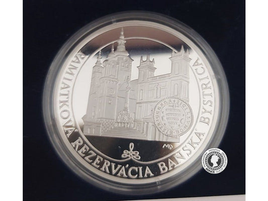 Strieborná minca Ag Proof 20€ / 2016 - Banská Bystrica