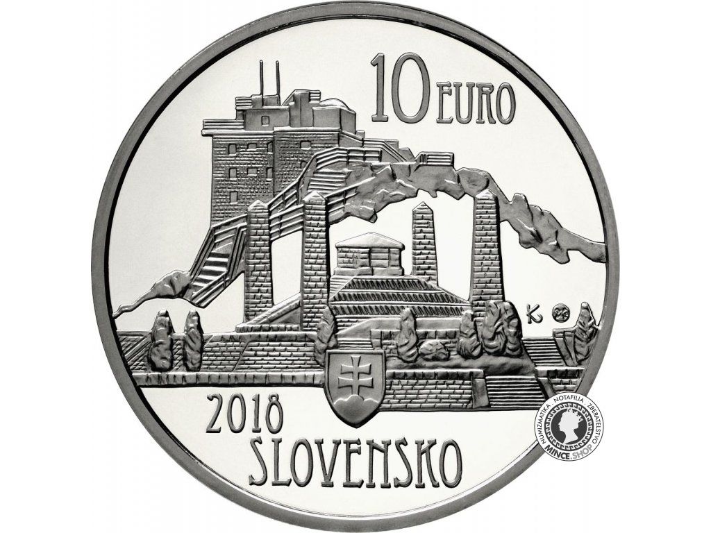 Strieborná minca Ag Proof 10€ / 2018 - Jurkovič