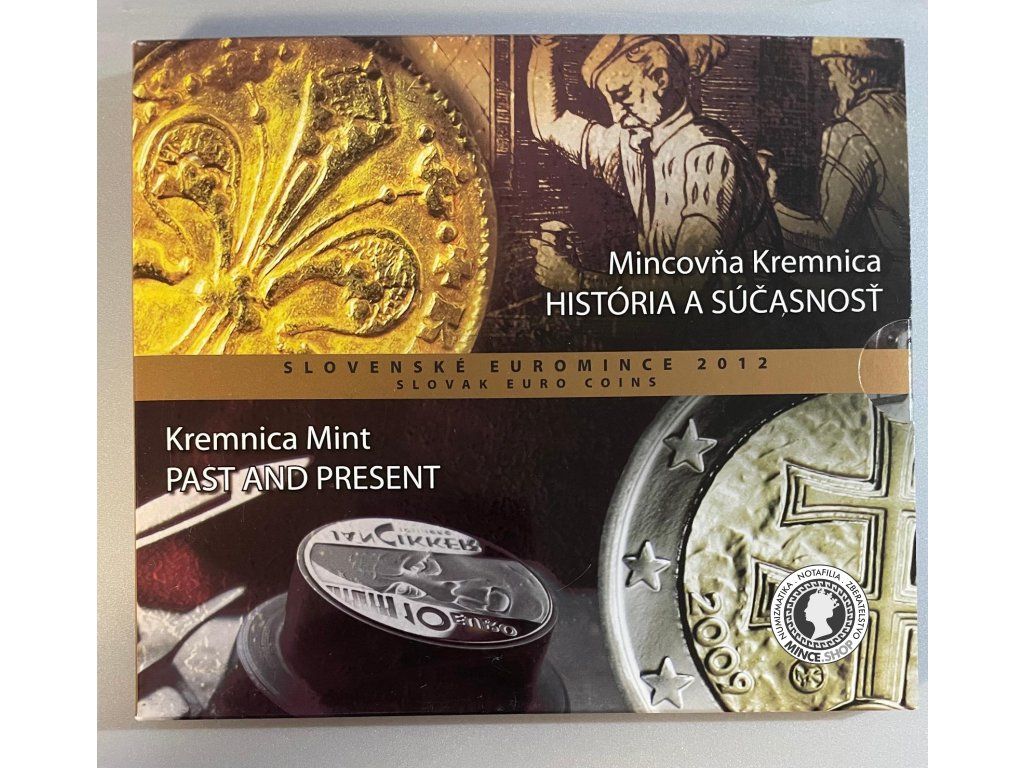Sada mincí Slovenskej republiky 2012 - Mincovňa Kremnica, história a súčasnosť - BK