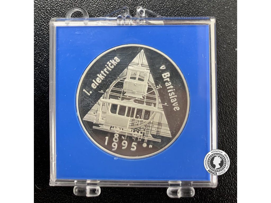 Proof 200 Sk/1995 - Prvá električka na Slovensku v Bratislave - 100. výročie začatia premávky