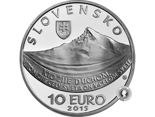 Strieborná minca Ag BK 10€ / 2015 - Ľudovít Štúr – 200. výročie narodenia