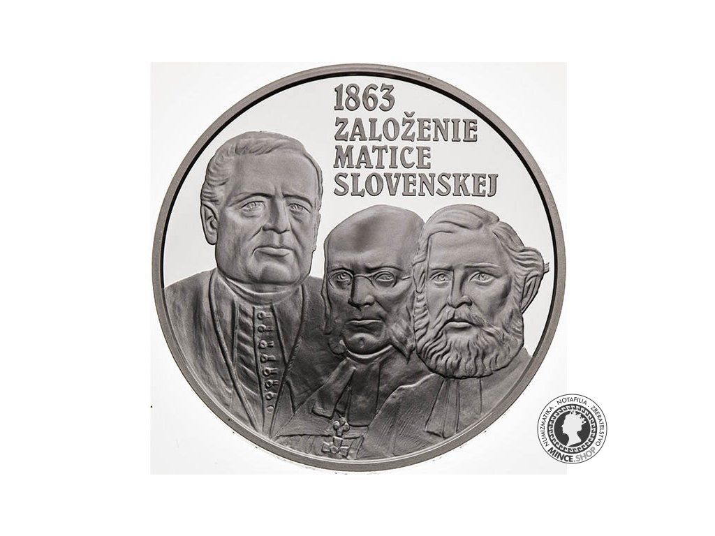 Strieborná minca Ag BK 10€ / 2013 - Matica slovenská – 150. výročie založenia