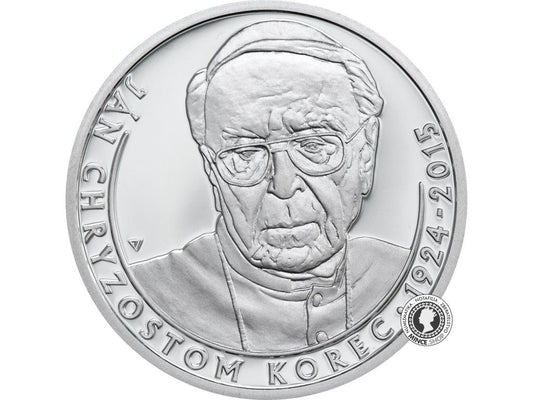 Strieborná minca 10 euro 2024 Slovensko PROOF, Ján Chryzostom Korec