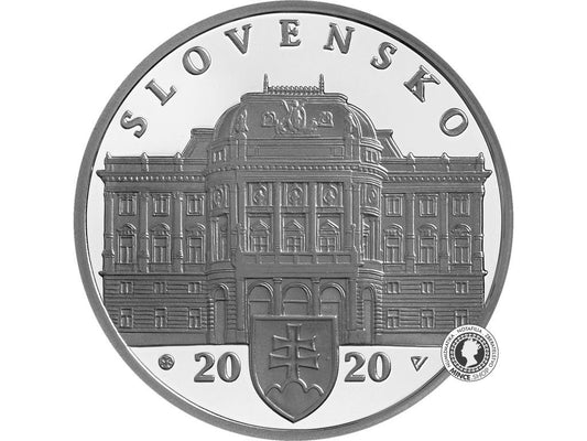 Strieborná minca Ag BK 10€ / 2020 - Slovenské národné divadlo - 100. výročie založenia SND