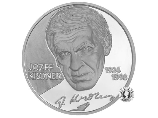 Strieborná minca BK 10 € Jozef Kroner – 100. výročie narodenia