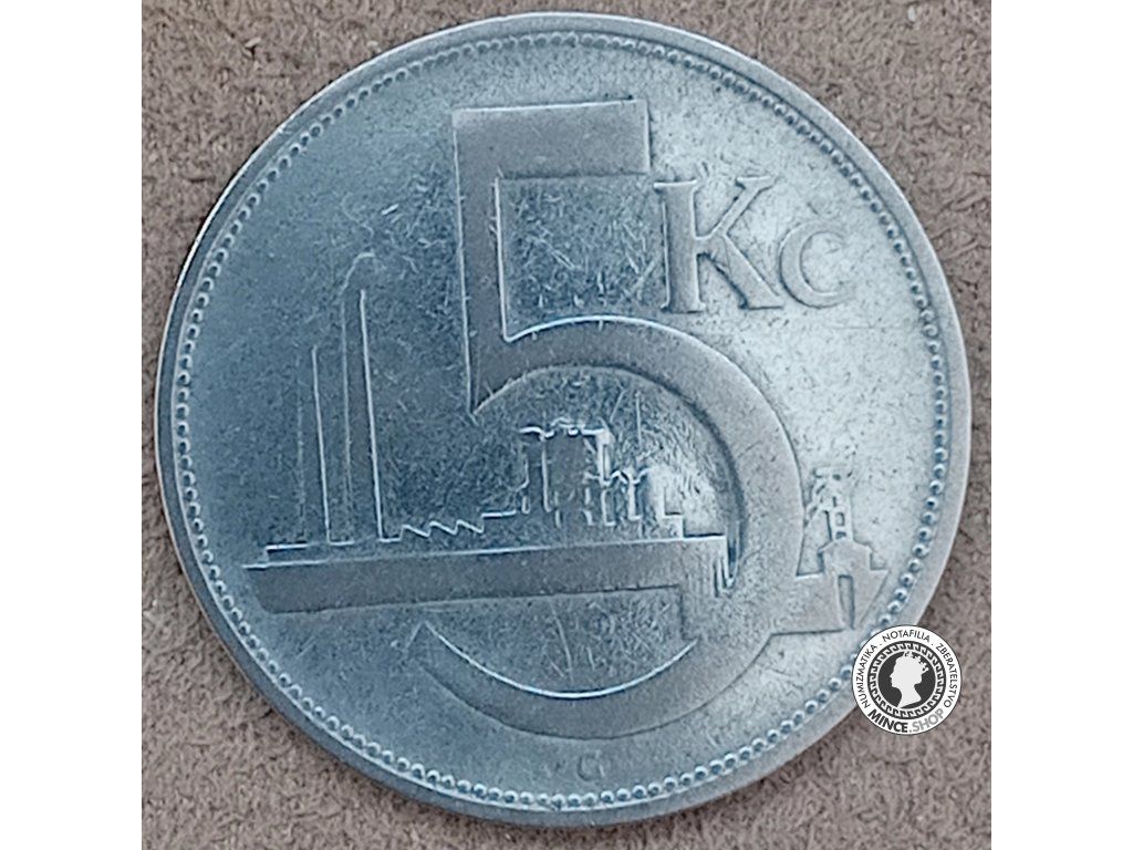 5.koruna - 1.ČSR - 1930