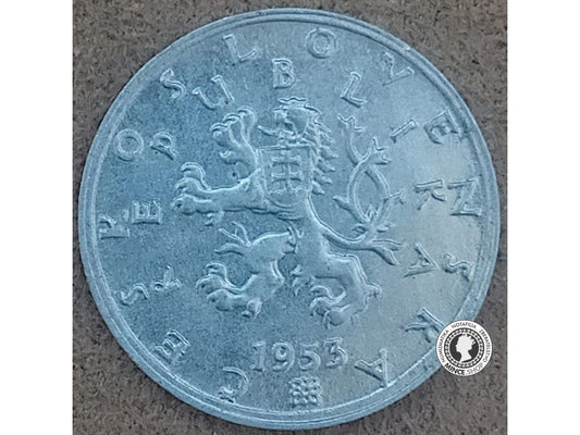 50 halier - Česko-Slovensko - 1953