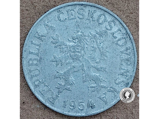 10 halier - Česko-Slovensko - 1954