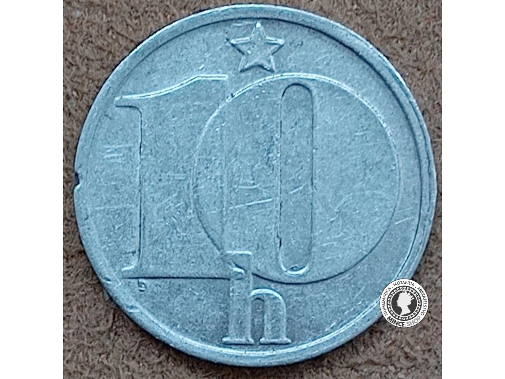 10 halier - Česko-Slovensko - 1981