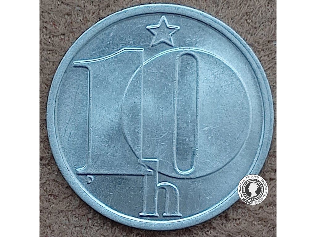 10 halier - Česko-Slovensko - 1982