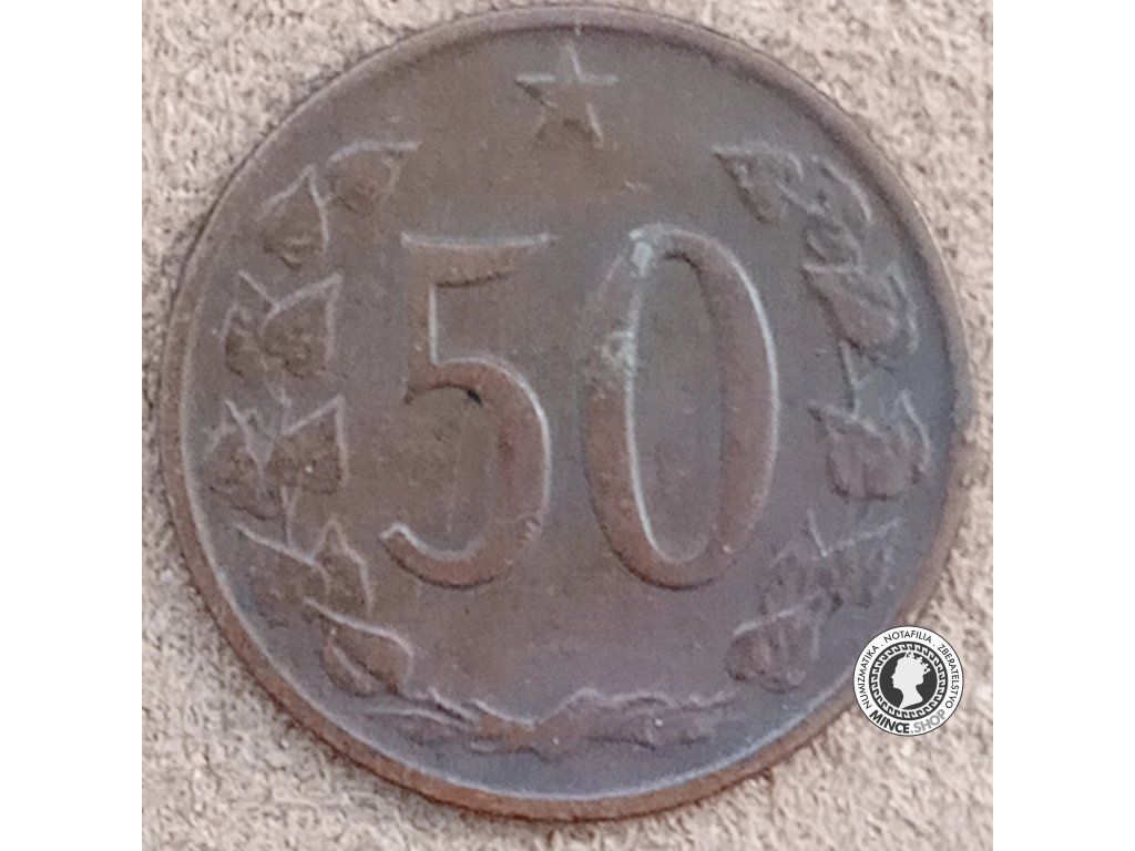 50 halier - Česko-Slovensko - 1970