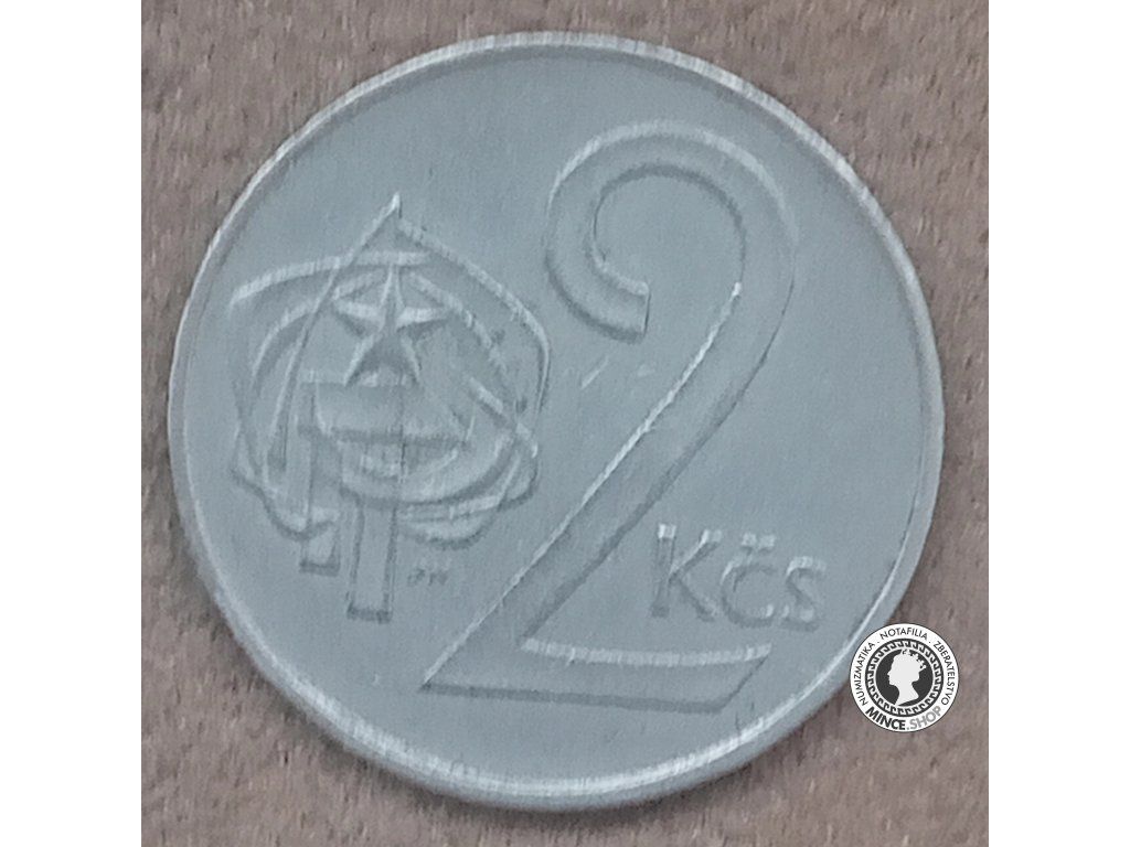 2 koruna - Česko-Slovensko - 1973