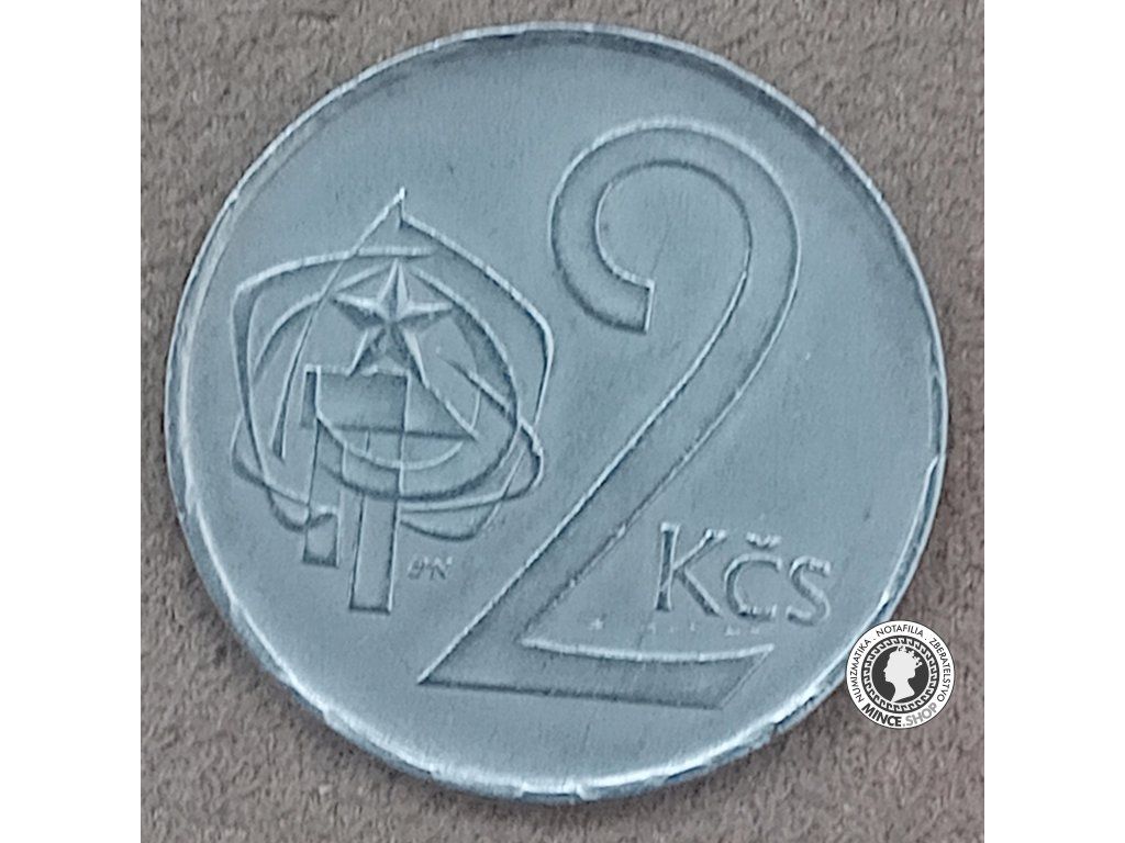 2 koruna - Česko-Slovensko - 1983