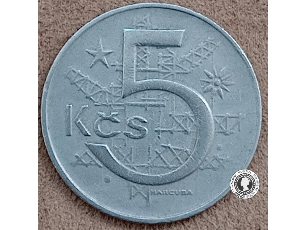 5 koruna - Česko-Slovensko - 1966