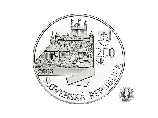 Minca Proof - SK 200 / 2005 - Korunovacia Leopolda I. - 350. výročie korunovácie v Bratislave