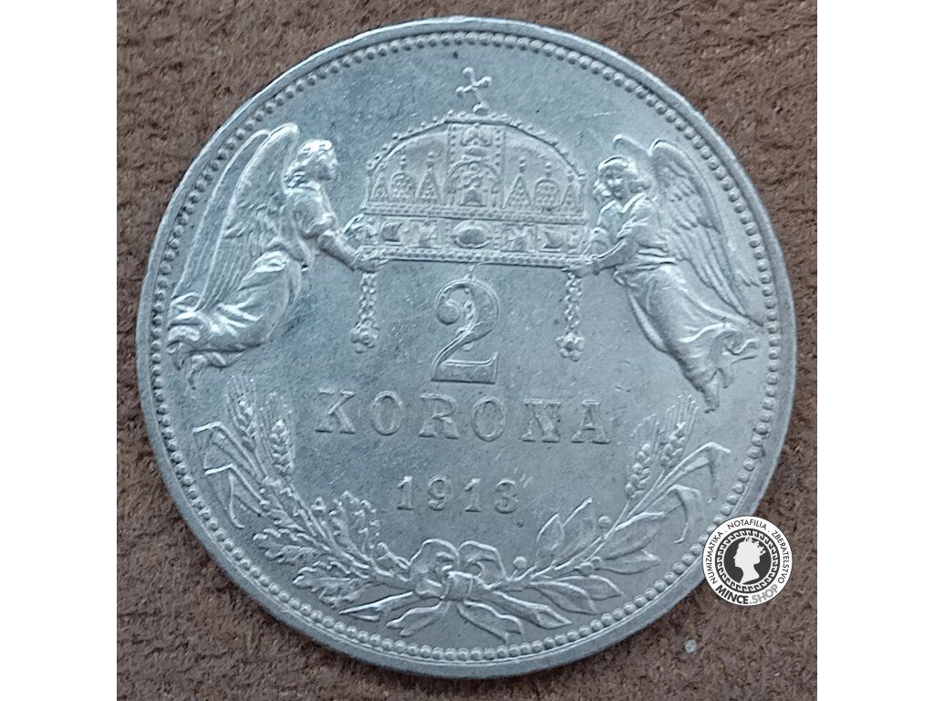 2 korona - Rakúsko-Uhorsko - 1913