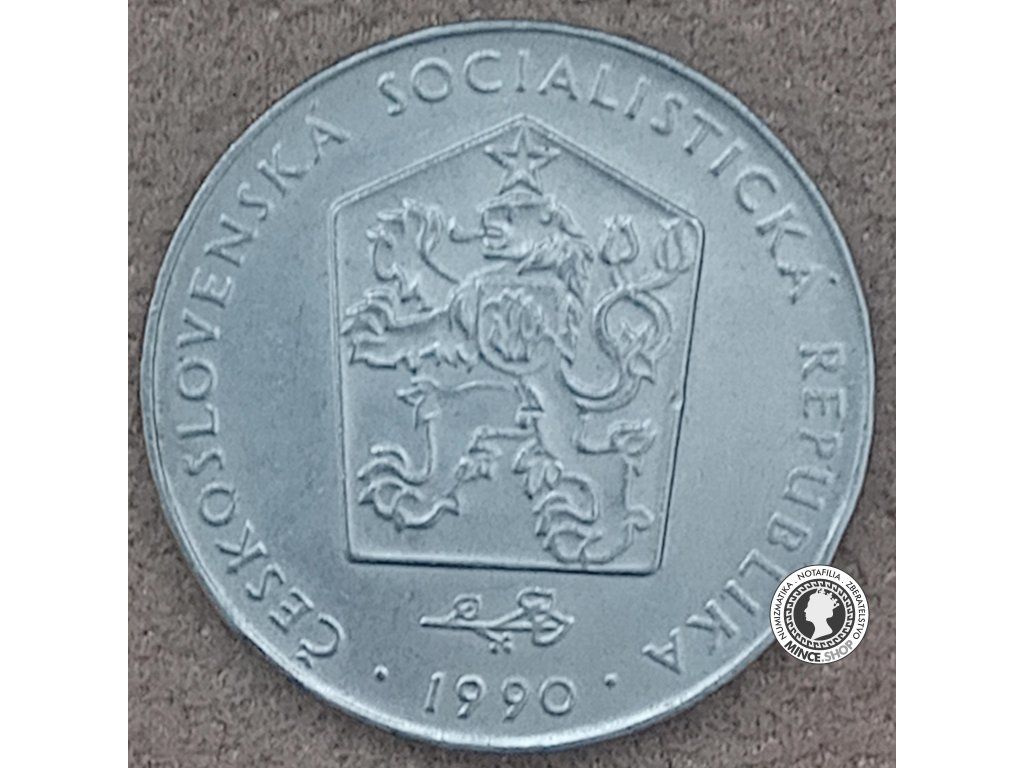 2 koruna - Česko-Slovensko - 1990