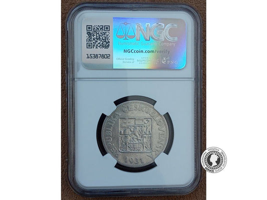 10.koruna - 1.ČSR - 1931 - kvalita XF DETAILS
