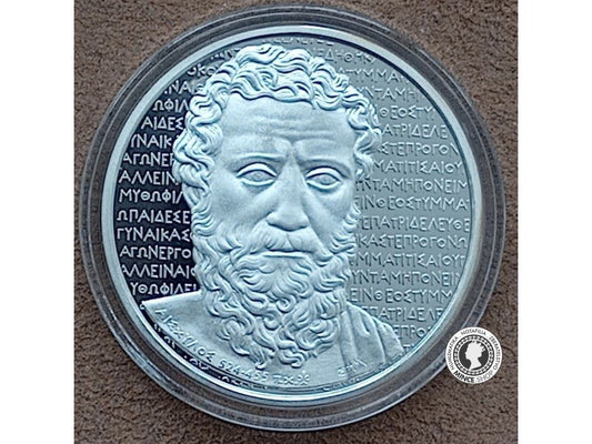 10€ strieborná minca 2012 Aeschylus - PROOF