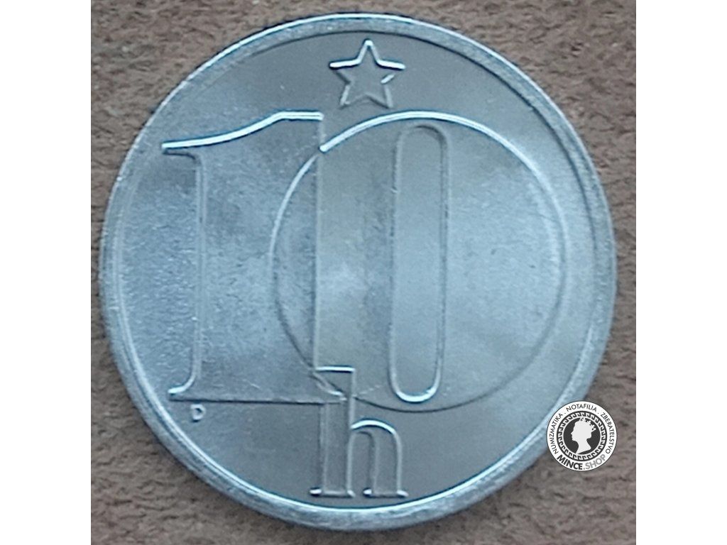 10 halier - Česko-Slovensko - 1987 - UNC