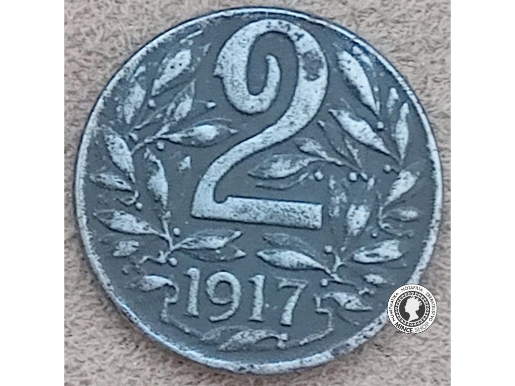 2 halier - Rakúsko-Uhorsko - 1917