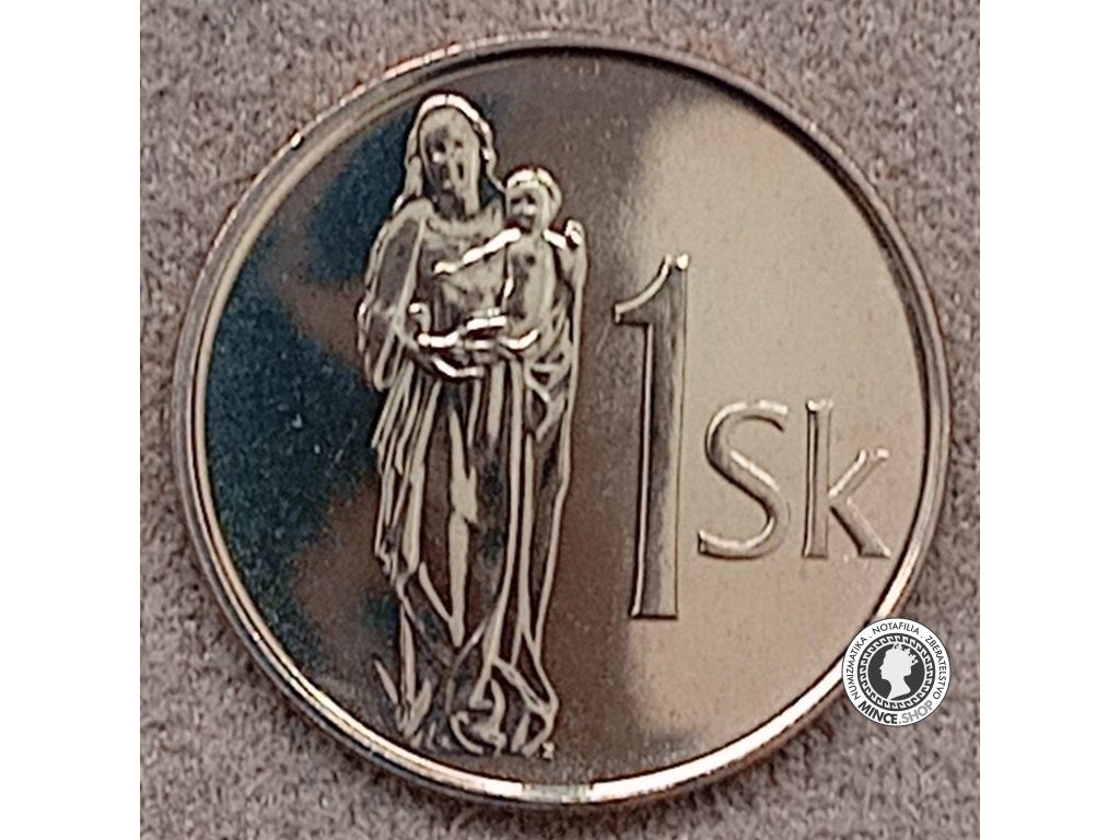 1 koruna - Slovensko - 2006 - UNC