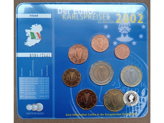 2002 Írsko KARLSPREISES € sada