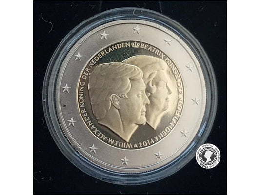 2€ minca - Holandsko 2014 - Konigsdubbelportret - PROOF