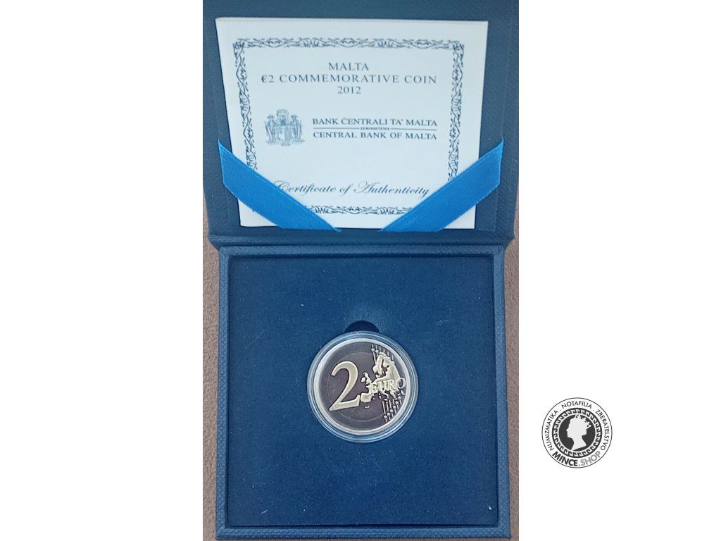 2€ minca - Malta 2012 - Majority Representation 1887 - PROOF