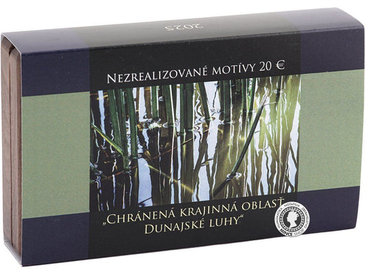 Strieborná medaila - Nezrealizované motívy zberateľských mincí - 20€ Chránená krajinná oblasť Dunajské luhy