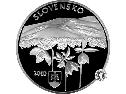 Strieborná minca Ag Proof 20€ / 2010 - Národný park Poloniny
