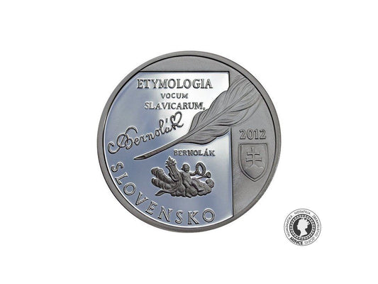 Strieborná minca Ag Proof 10€ / 2012 - Anton Bernolák – 250. výročie narodenia