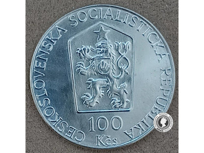 Strieborná minca 100kcs / 1989 - 17.listopad 1939 - kvalita BK 0/0