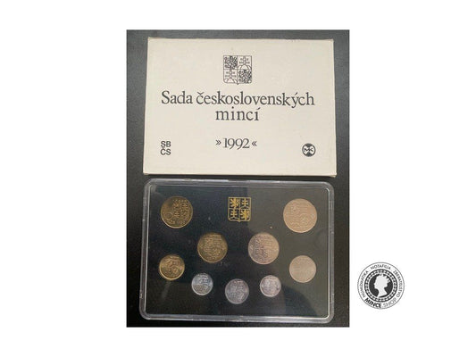 Sada československých mincí 1992 +10 Kčs A.Rašin