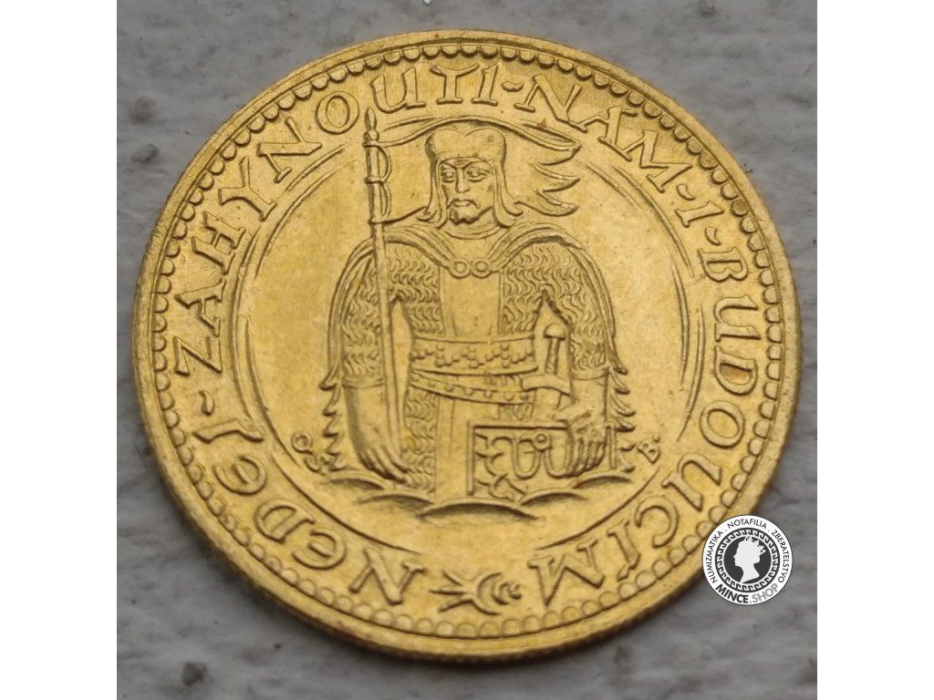 Zlatý Svatováclavský Dukát 1927 - Vzácny ročník!