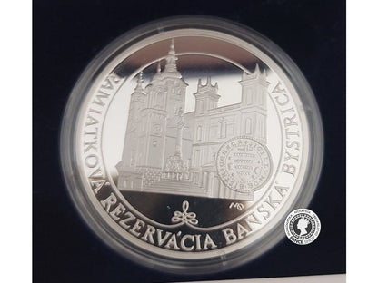 Strieborná minca Ag Proof 20€ / 2016 - Banská Bystrica