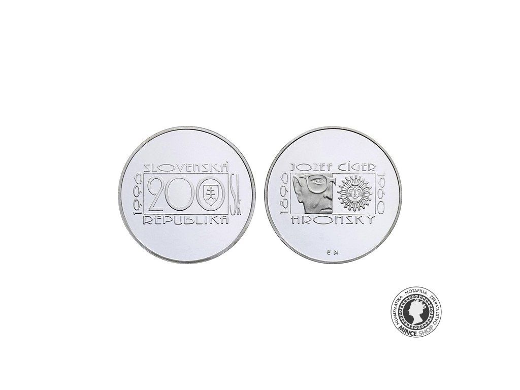 200 Sk/1996 - J. C. Hronský - 100. výročie narodenia - BK