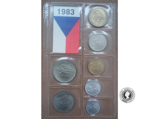 Sada Československých mincí 1983 pvc obal