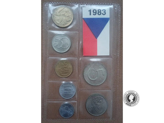 Sada Československých mincí 1983 pvc obal