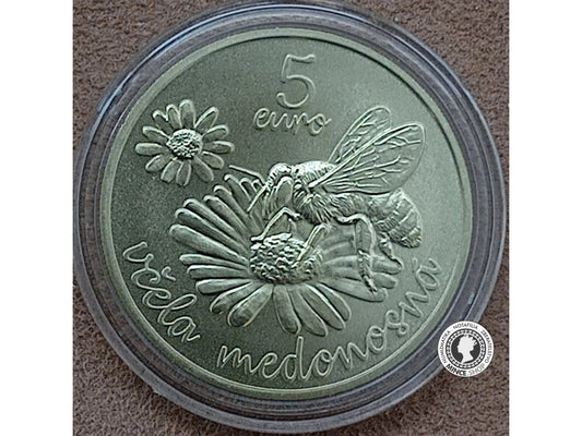 Minca 5€ (2021) Včela medonosná