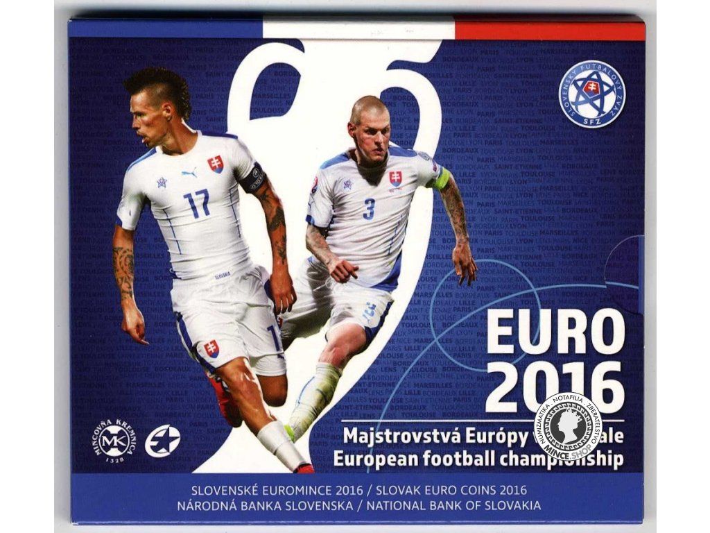 SADA MINCÍ SR 2016 - MAJSTROVSTVÁ EURÓPY VO FUTBALE EURO 2016 VO FRANCÚZSKU