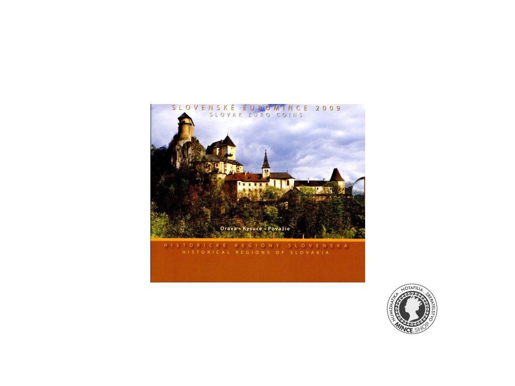 2009 Sada Slovenských Euro mincí Orava, Kysuce, Považie