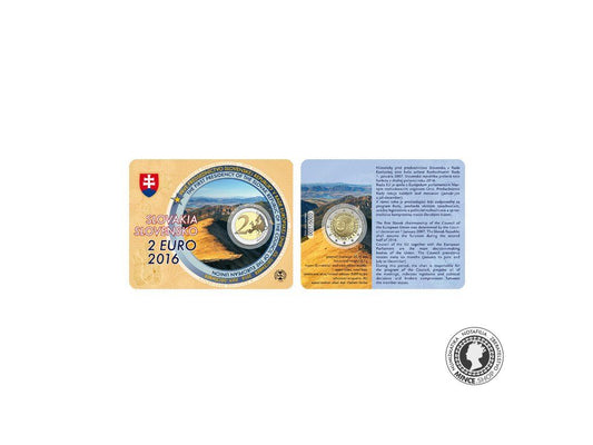 Zberateľská karta 2€/2016 "Prvé predsedníctvo SR v Rade EÚ" coincard
