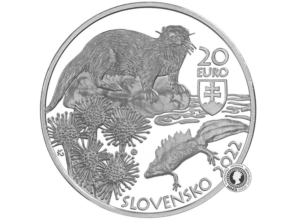 Strieborná minca Ag Proof 20€ / 2022 - Chránená krajinná oblasť Kysuce
