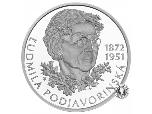 Strieborná minca Ag Proof 10€ / 2022 - 150. výročie narodenia Ľudmily Podjavorinskej