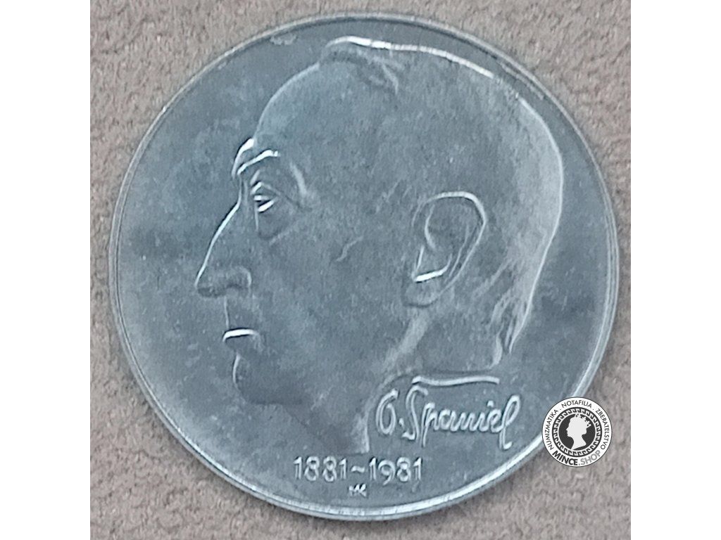 100 Kčs/1981 - Otakar Španiel - 100. výročie narodenia BK