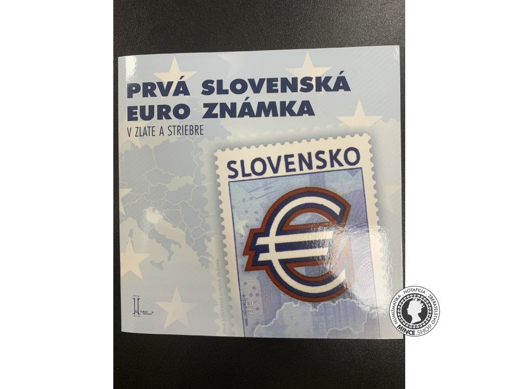 Prva slovenska euroznamka striebro proof Ag 8,5g limitovana edicia