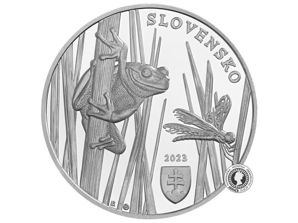Strieborná minca 20 eur / 2023 Chránená krajinná oblasť Vihorlat - BK 0/0
