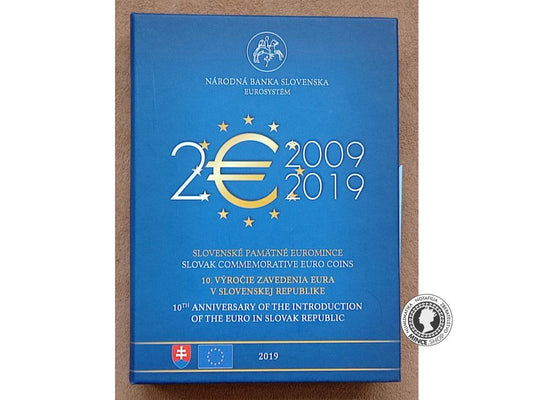 Slovenské pamätné euromince - 10.výročie zavedenia Eura na Slovensku