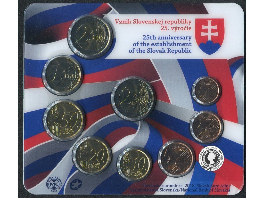 Sada mincí Slovenskej republiky 2018 - Vznik Slovenskej republiky - 25. výročie